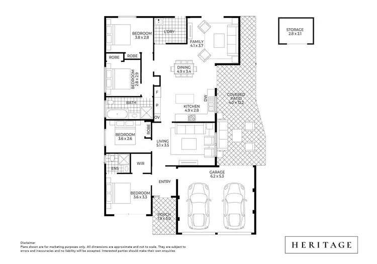 Floorplan of Homely house listing, 42 Crowe Street, Lake Haven NSW 2263