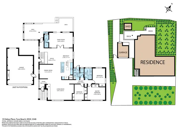 Floorplan of Homely house listing, 19 Hakea Place, Tura Beach NSW 2548