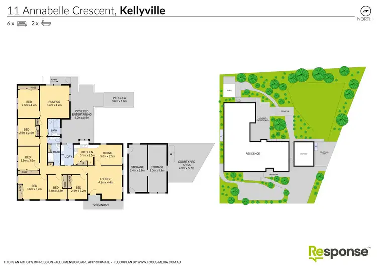 Floorplan of Homely house listing, 11 Annabelle Crescent, Kellyville NSW 2155