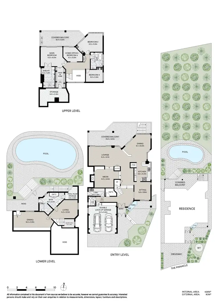 Floorplan of Homely house listing, 4 The Pinnacle, Bilgola Plateau NSW 2107