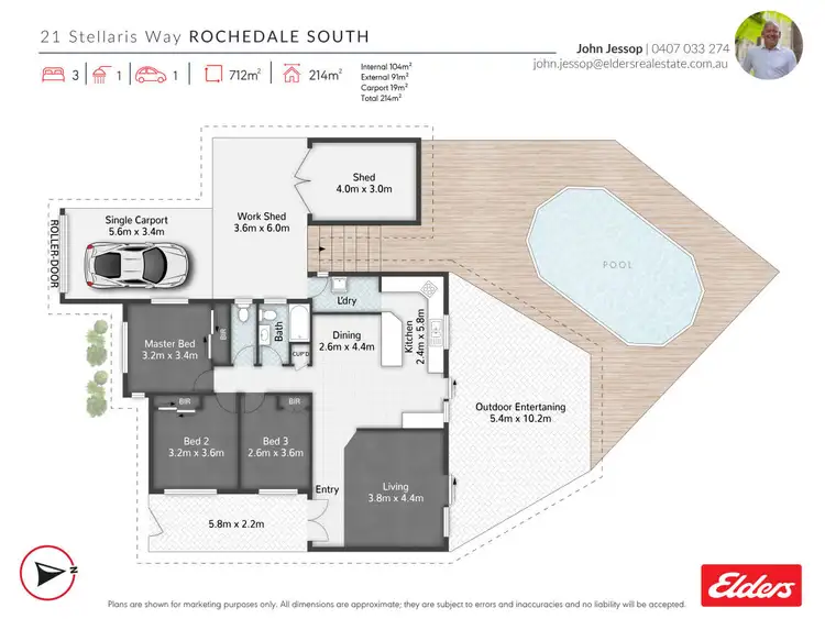 Floorplan of Homely house listing, 21 Stellaris Way, Rochedale South QLD 4123