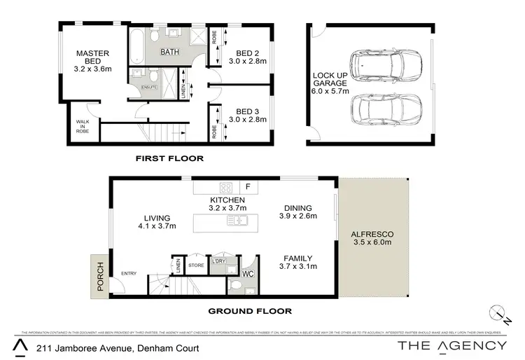 Floorplan of Homely terrace listing, 211 Jamboree Avenue, Denham Court NSW 2565