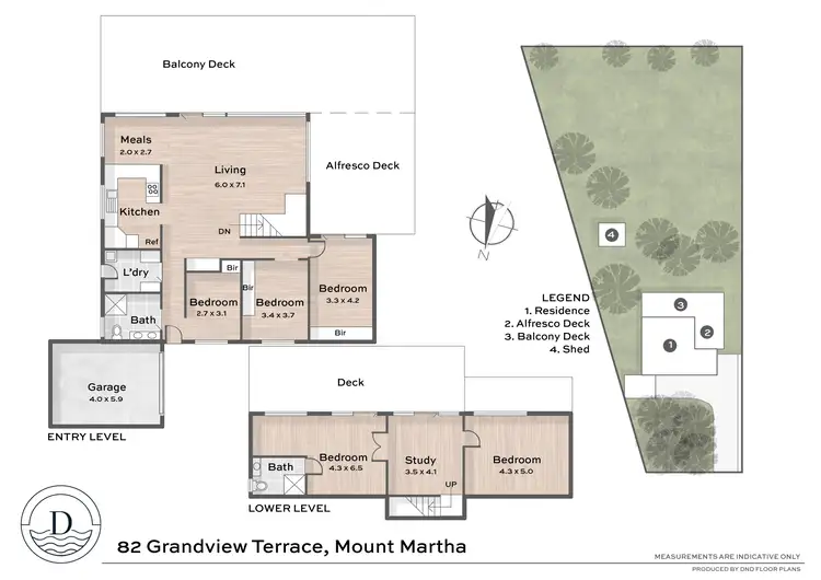 Floorplan of Homely house listing, 82 Grandview Terrace, Mount Martha VIC 3934