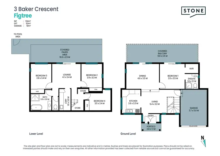 Floorplan of Homely house listing, 3 Baker Crescent, Figtree NSW 2525