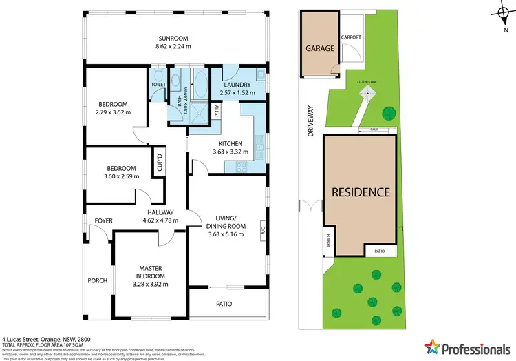 Floorplan of Homely house listing, 4 Lucas Street, Orange NSW 2800