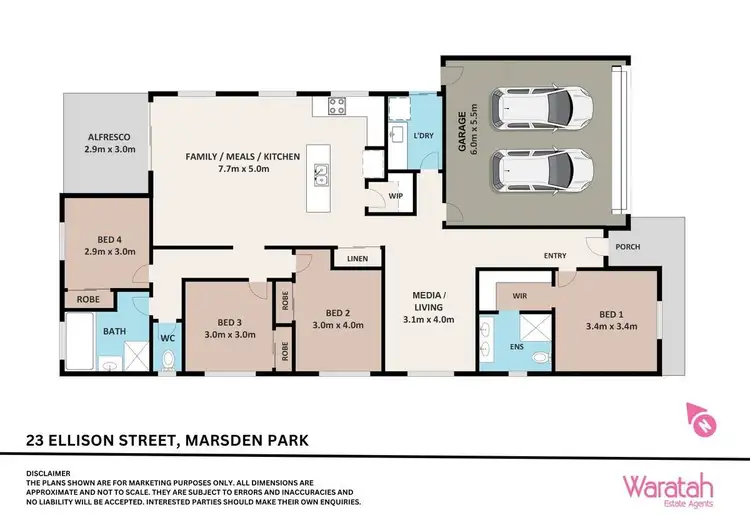 Floorplan of Homely house listing, 23 Ellison Street, Marsden Park NSW 2765