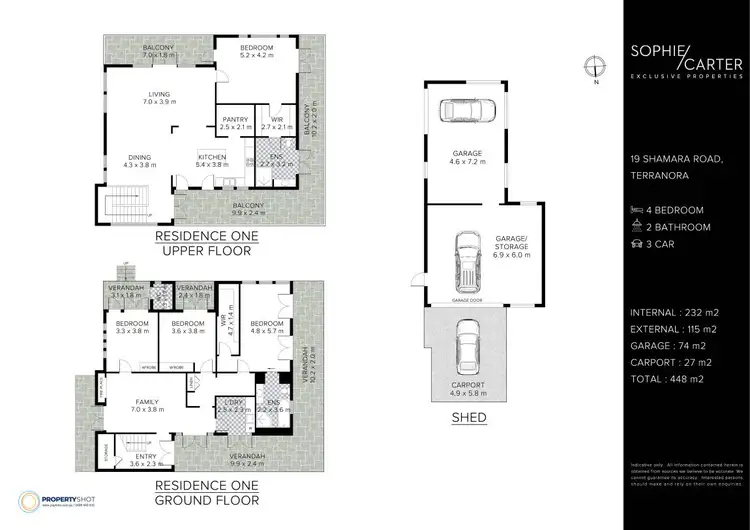 Floorplan of Homely house listing, 19 Shamara Road, Terranora NSW 2486