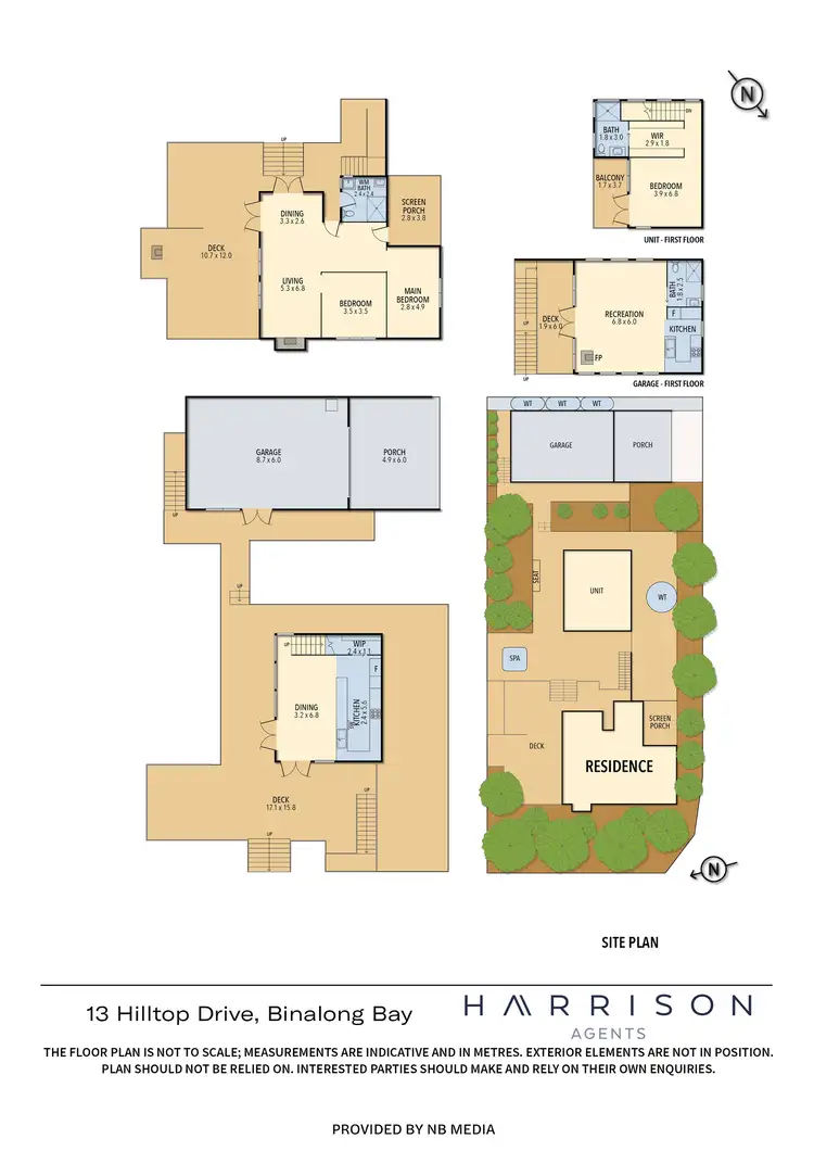 Floorplan of Homely house listing, 13 Hilltop Drive, Binalong Bay TAS 7216