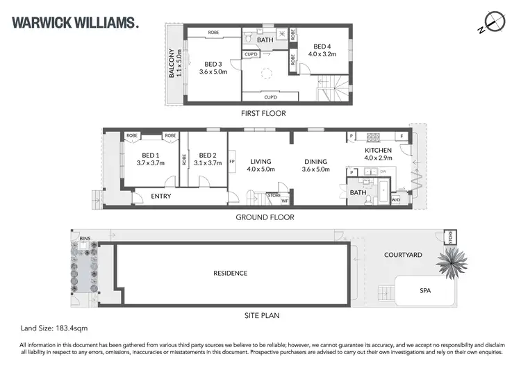 Floorplan of Homely house listing, 97 Renwick Street, Drummoyne NSW 2047