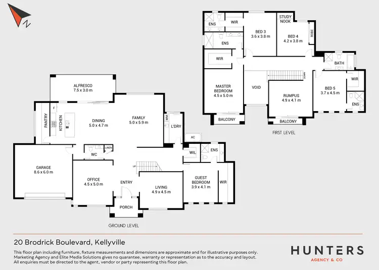 Floorplan of Homely house listing, 20 Brodrick Boulevard, Kellyville NSW 2155