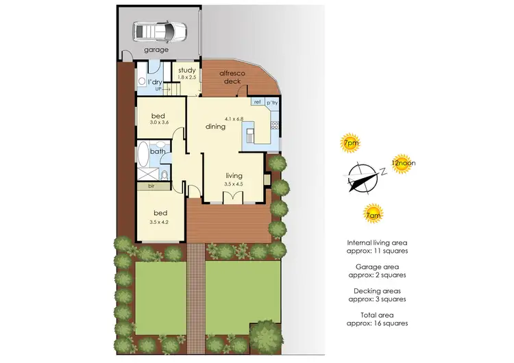 Floorplan of Homely house listing, 1/8 Lawrey Street, Frankston VIC 3199