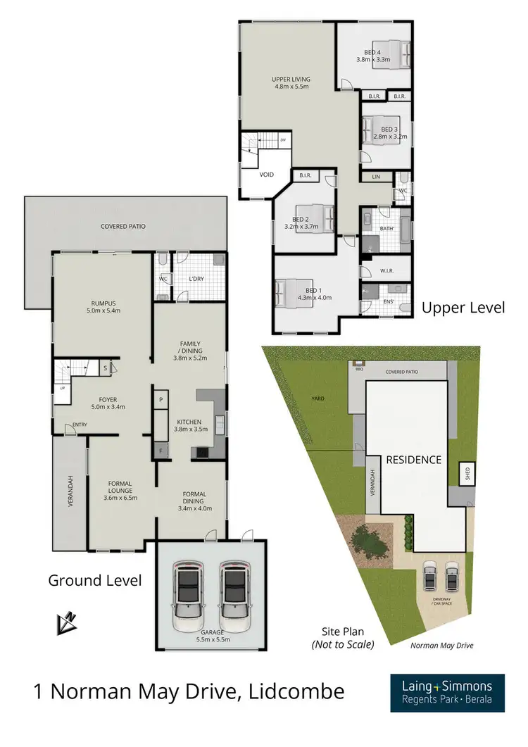 Floorplan of Homely house listing, 1 Norman May Drive, Lidcombe NSW 2141