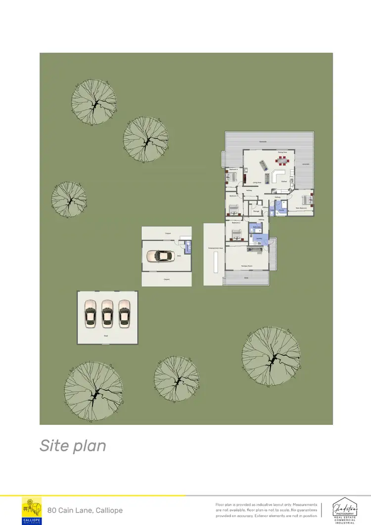 Floorplan of Homely rural property listing, 80 Cain Lane, Calliope QLD 4680