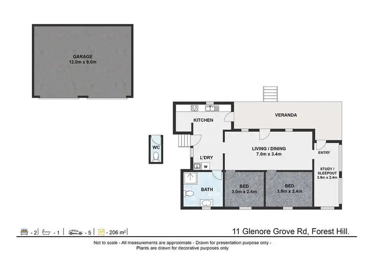 Floorplan of Homely house listing, 11 Glenore Grove Road, Forest Hill QLD 4342