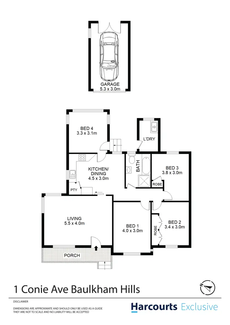 Floorplan of Homely house listing, 1 Conie Avenue, Baulkham Hills NSW 2153