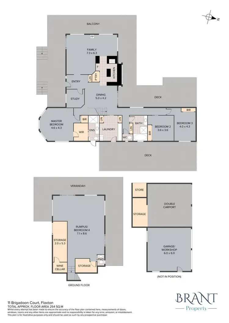 Floorplan of Homely house listing, 11 Brigadoon Court, Flaxton QLD 4560