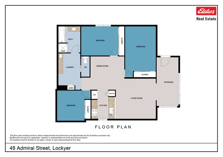 Floorplan of Homely house listing, 48 Admiral Street, Lockyer WA 6330