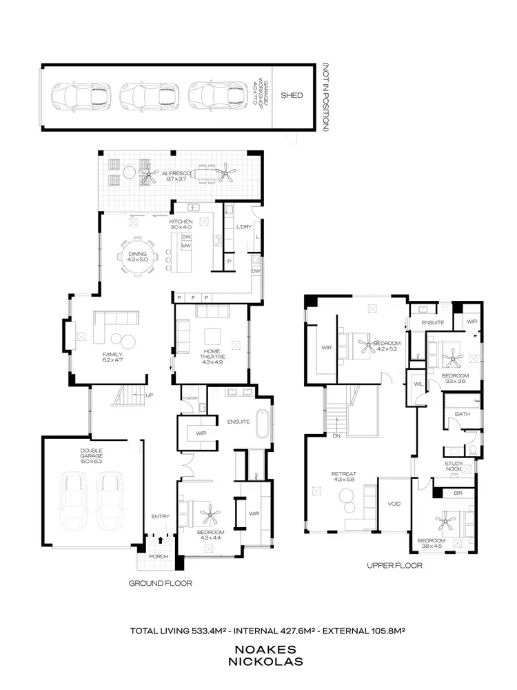 Floorplan of Homely house listing, 5 Oleander Street, South Brighton SA 5048