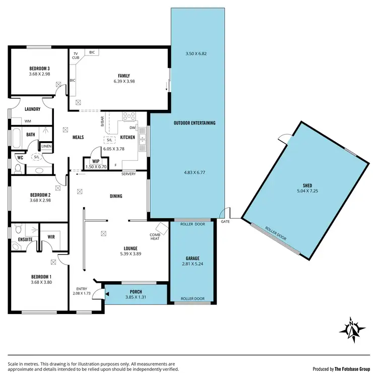 Floorplan of Homely house listing, 25 Kooyonga Way, Morphett Vale SA 5162