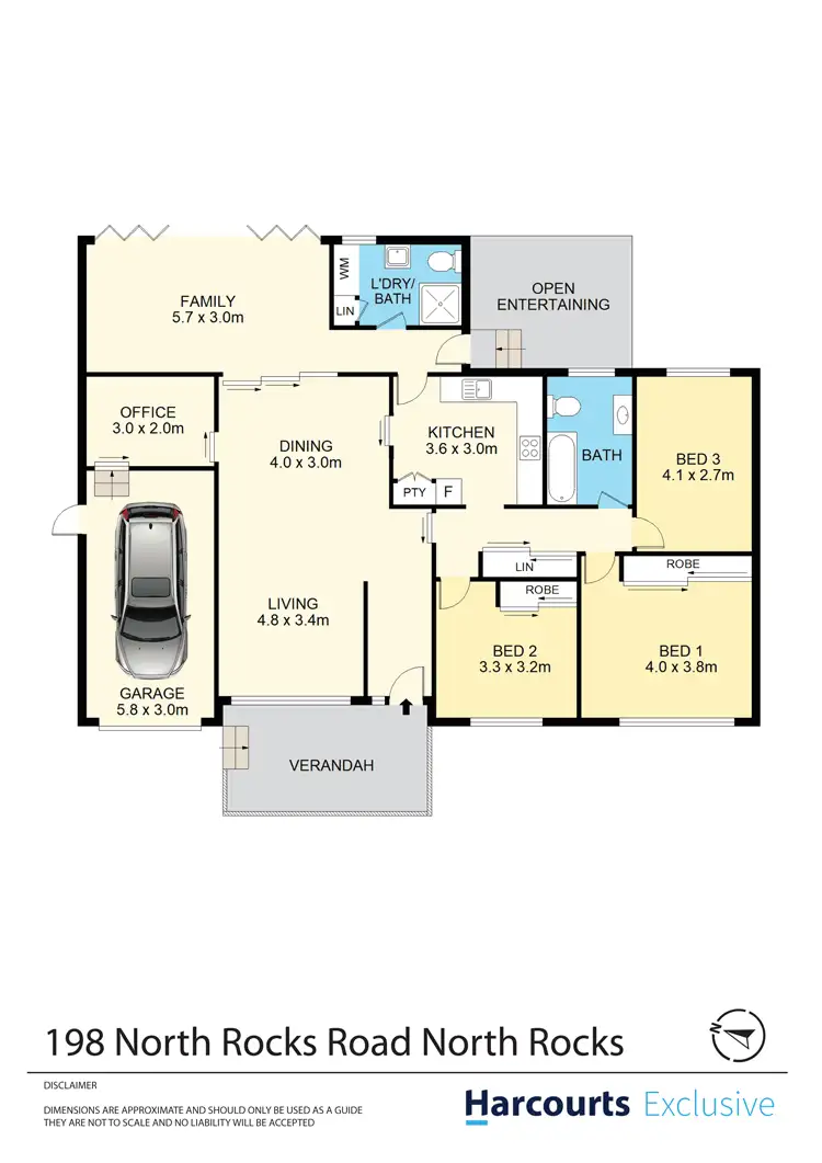 Floorplan of Homely house listing, 198 North Rocks Road, North Rocks NSW 2151