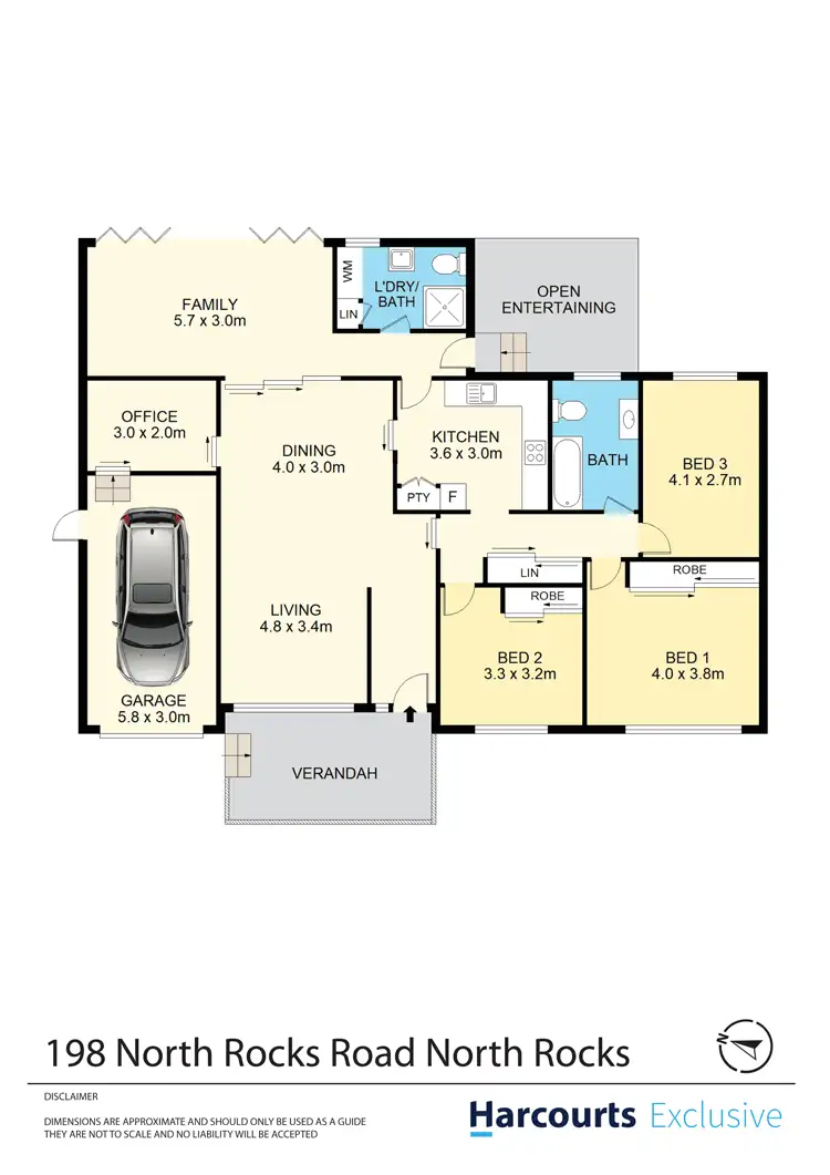 Floorplan of Homely house listing, 198 North Rocks Road, North Rocks NSW 2151