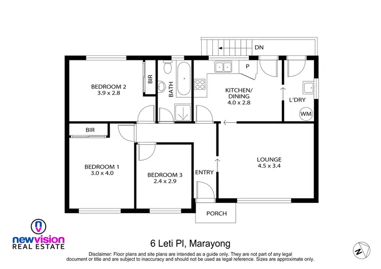 Floorplan of Homely house listing, 6 Leti Place, Marayong NSW 2148