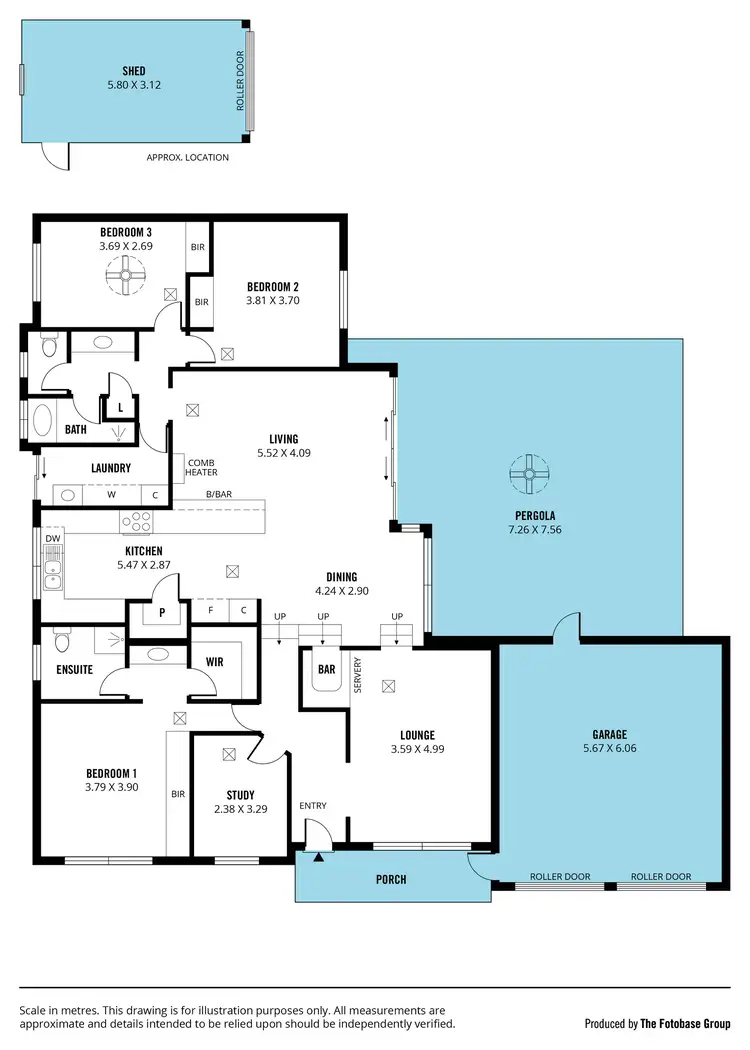 Floorplan of Homely house listing, 58 Farnsworth Drive, Morphett Vale SA 5162