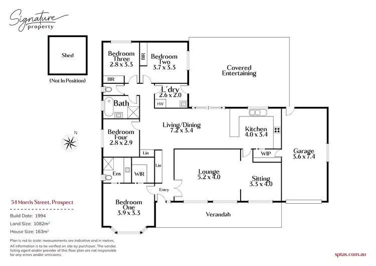 Floorplan of Homely house listing, 54 Morris Street, Prospect TAS 7250