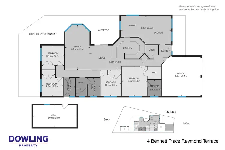 Floorplan of Homely house listing, 4 Bennett Place, Raymond Terrace NSW 2324