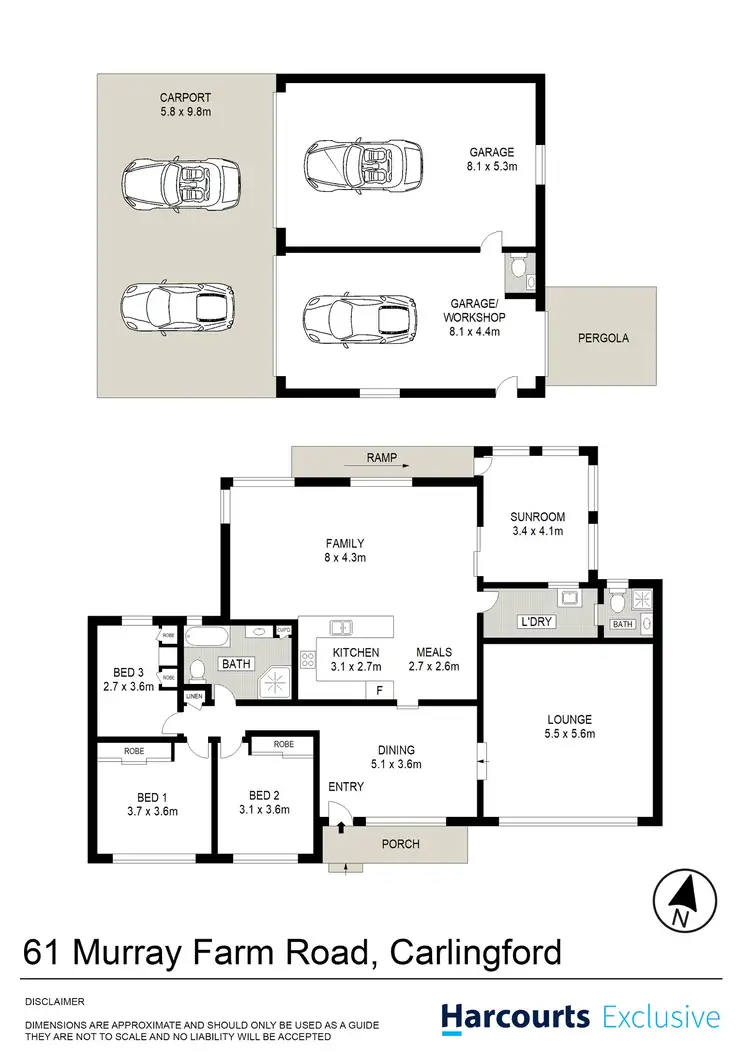 Floorplan of Homely house listing, 61 Murray Farm Road, Carlingford NSW 2118