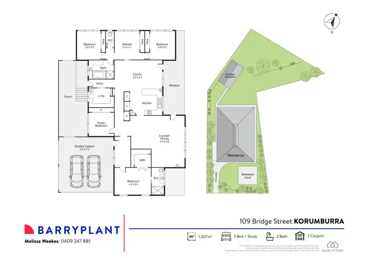 Floorplan of Homely house listing, 109 Bridge Street, Korumburra VIC 3950