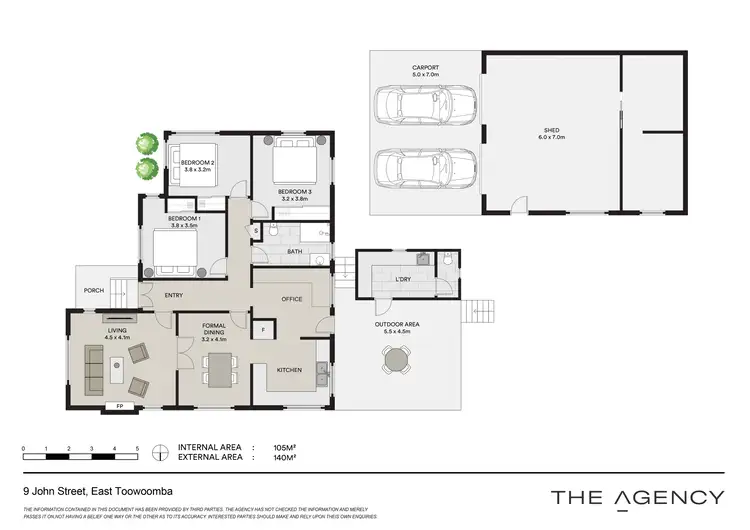 Floorplan of Homely house listing, 9 John Street, East Toowoomba QLD 4350