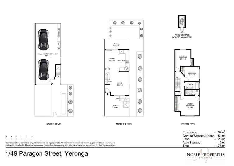 Floorplan of Homely townhouse listing, 1/49 Paragon Street, Yeronga QLD 4104