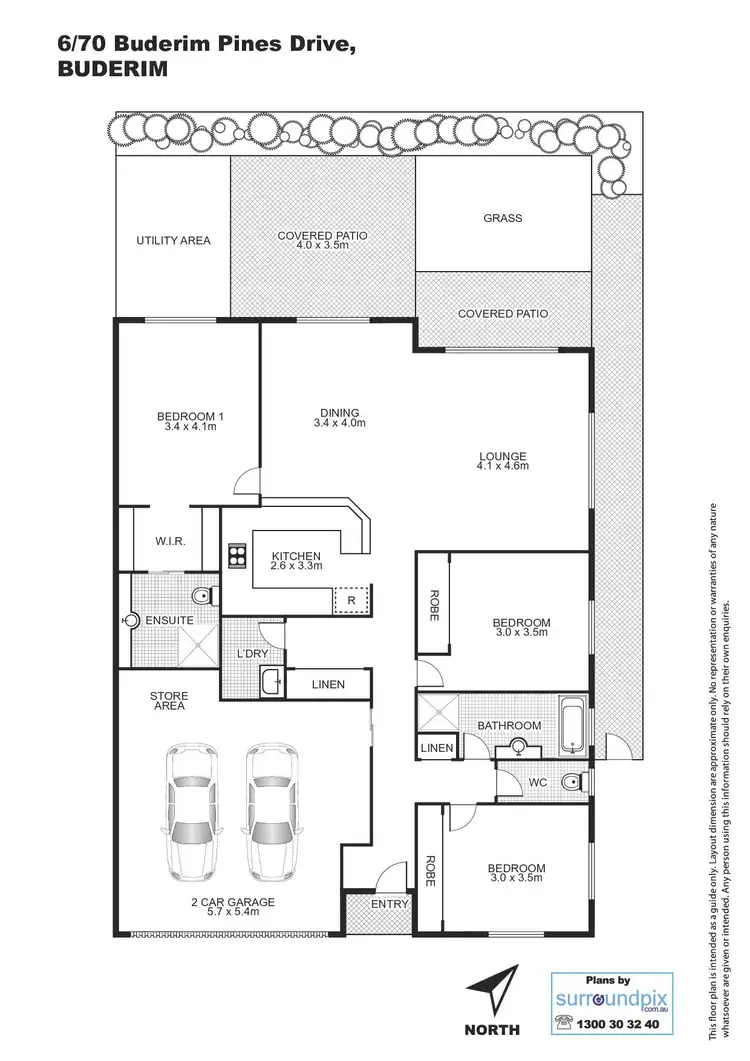 Floorplan of Homely house listing, 6/70 Buderim Pines Drive, Buderim QLD 4556