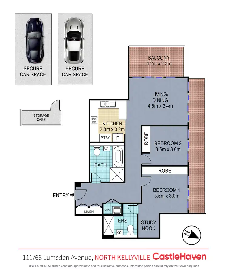 Floorplan of Homely apartment listing, 111/68 Lumsden Avenue, North Kellyville NSW 2155