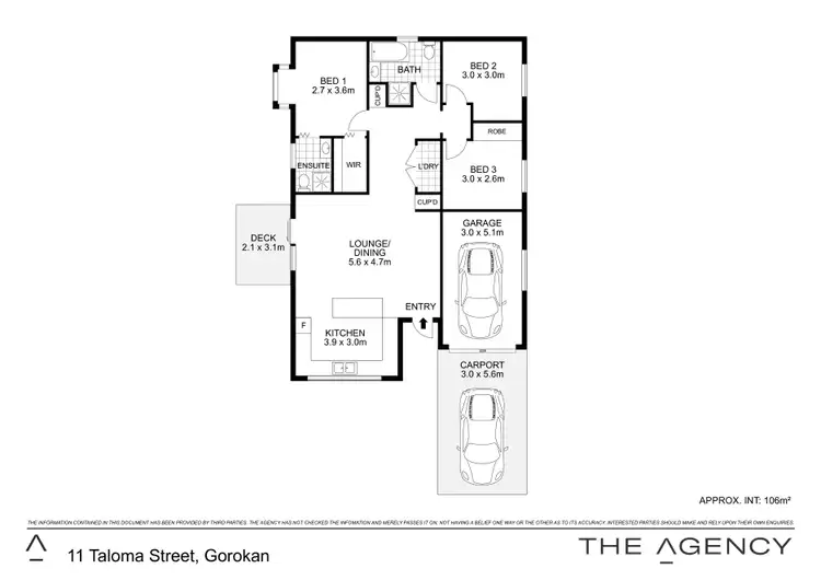 Floorplan of Homely house listing, 11 Taloma Street, Gorokan NSW 2263