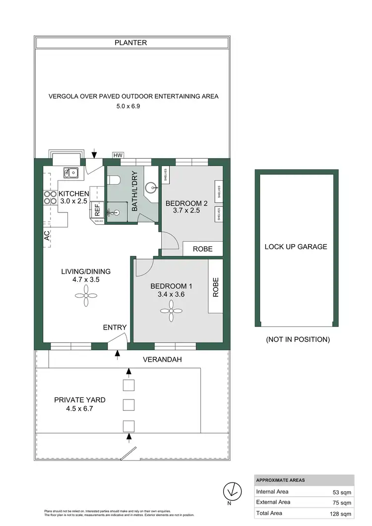 Floorplan of Homely unit listing, 3/1 Sandhurst Court, Brighton SA 5048