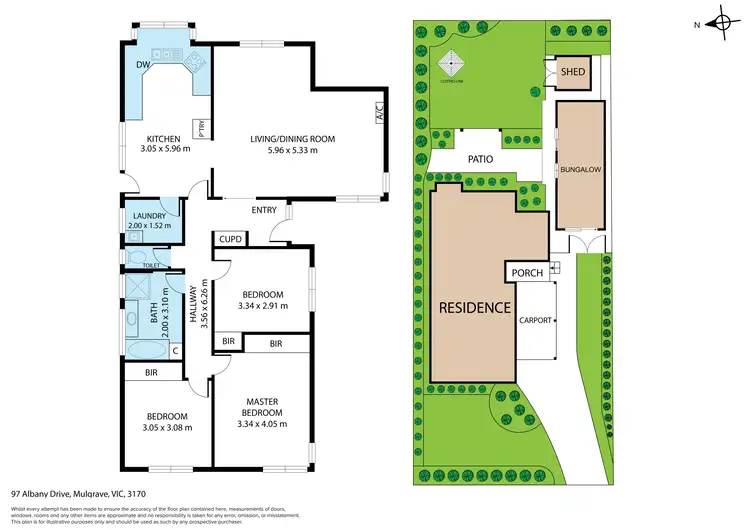 Floorplan of Homely house listing, 97 Albany Drive, Mulgrave VIC 3170