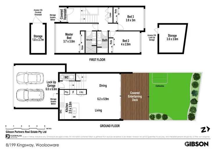 Floorplan of Homely townhouse listing, 8/199-203 Kingsway, Woolooware NSW 2230