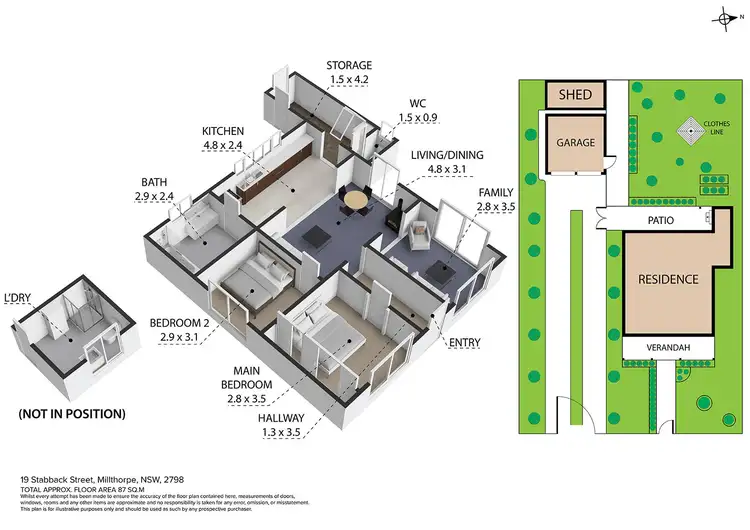 Floorplan of Homely house listing, 19 Stabback Street, Millthorpe NSW 2798