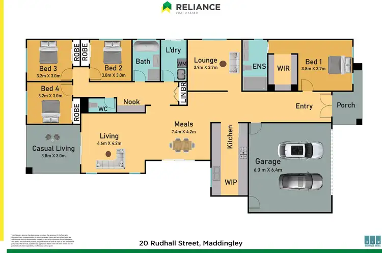 Floorplan of Homely house listing, 20 Rudhall Street, Maddingley VIC 3340