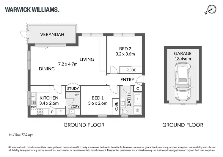 Floorplan of Homely unit listing, 1/20 Collingwood Street, Drummoyne NSW 2047