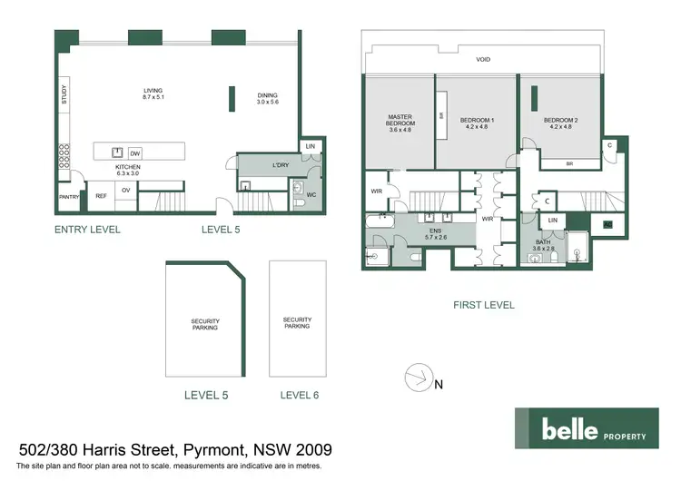 Floorplan of Homely apartment listing, 502/380 Harris Street, Pyrmont NSW 2009