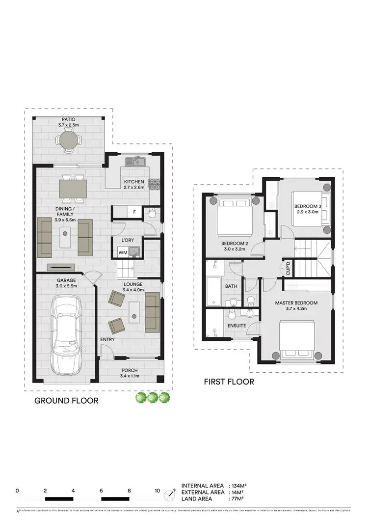 Floorplan of Homely townhouse listing, 17/9 Rata Place, Nerang QLD 4211