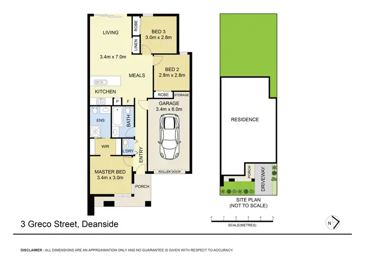 Floorplan of Homely house listing, 3 Greco Street, Deanside VIC 3336