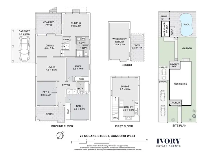 Floorplan of Homely house listing, 25 Colane Street, Concord West NSW 2138