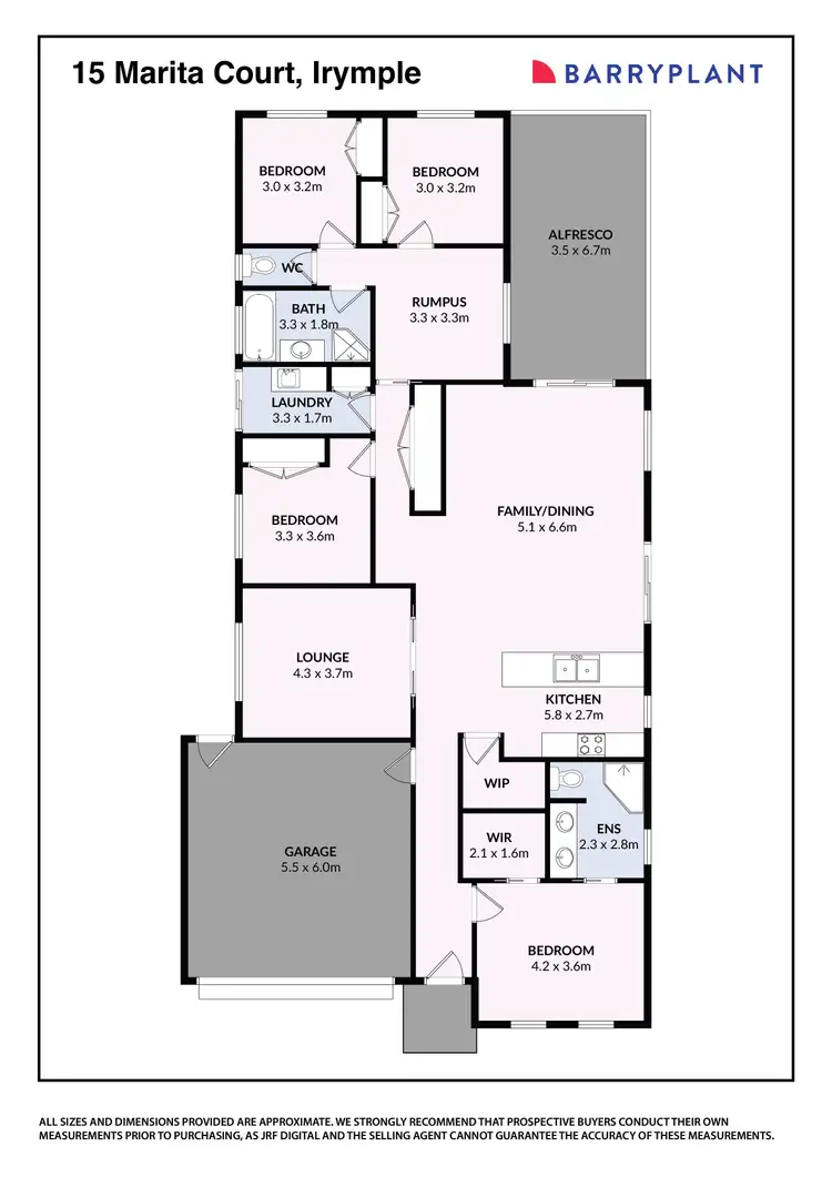 Floorplan of Homely house listing, 15 Marita Court, Irymple VIC 3498