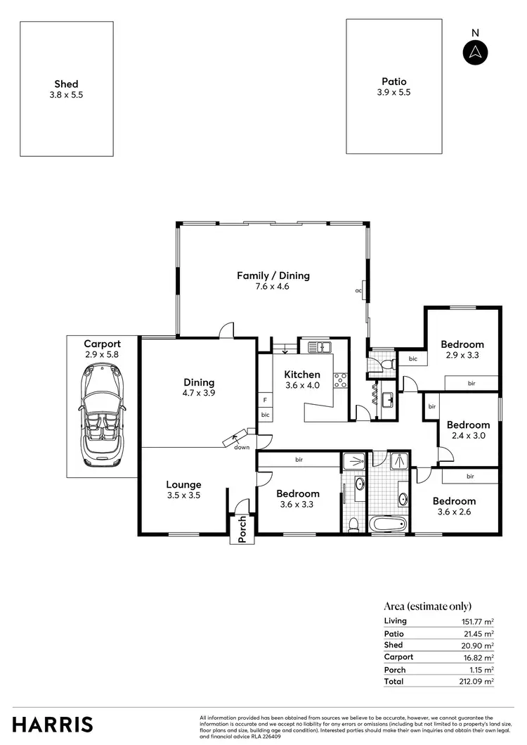Floorplan of Homely house listing, 41 The Boulevard, Bellevue Heights SA 5050