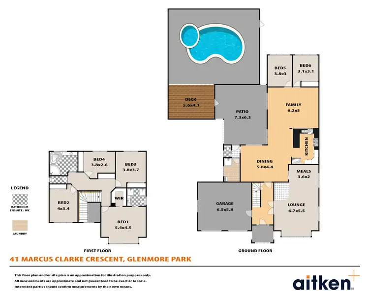 Floorplan of Homely house listing, 41 Marcus Clarke Crescent, Glenmore Park NSW 2745
