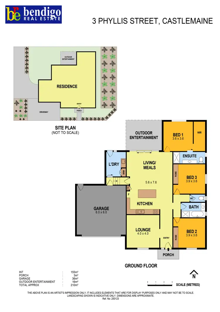 Floorplan of Homely house listing, 3 Phyllis Crescent, Mckenzie Hill VIC 3451